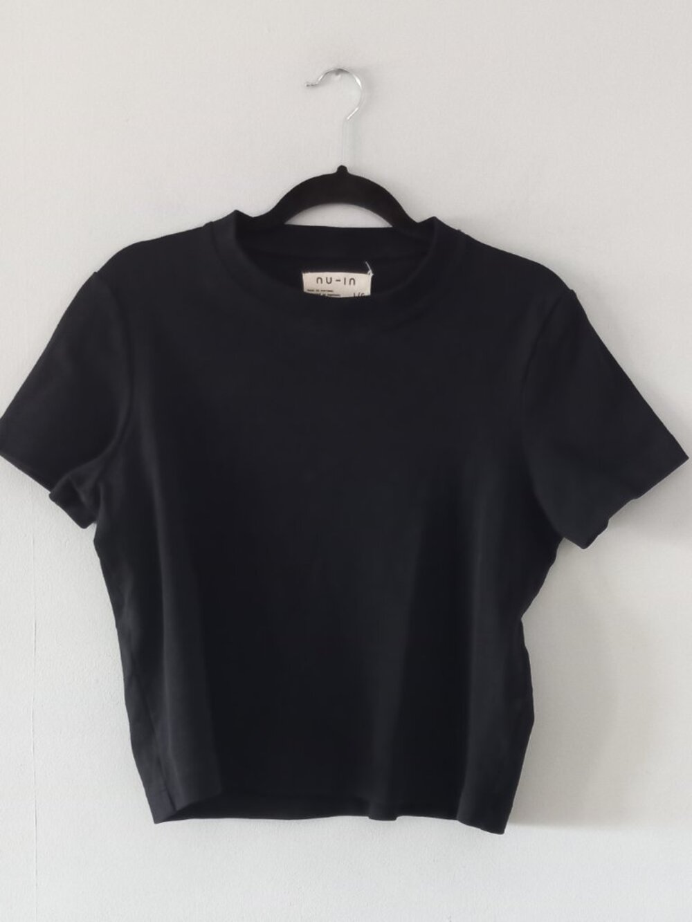 NU IN black t-shirt
